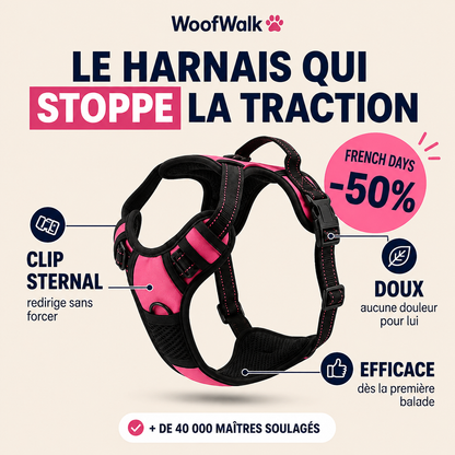 WoofWalk - harnais anti-traction